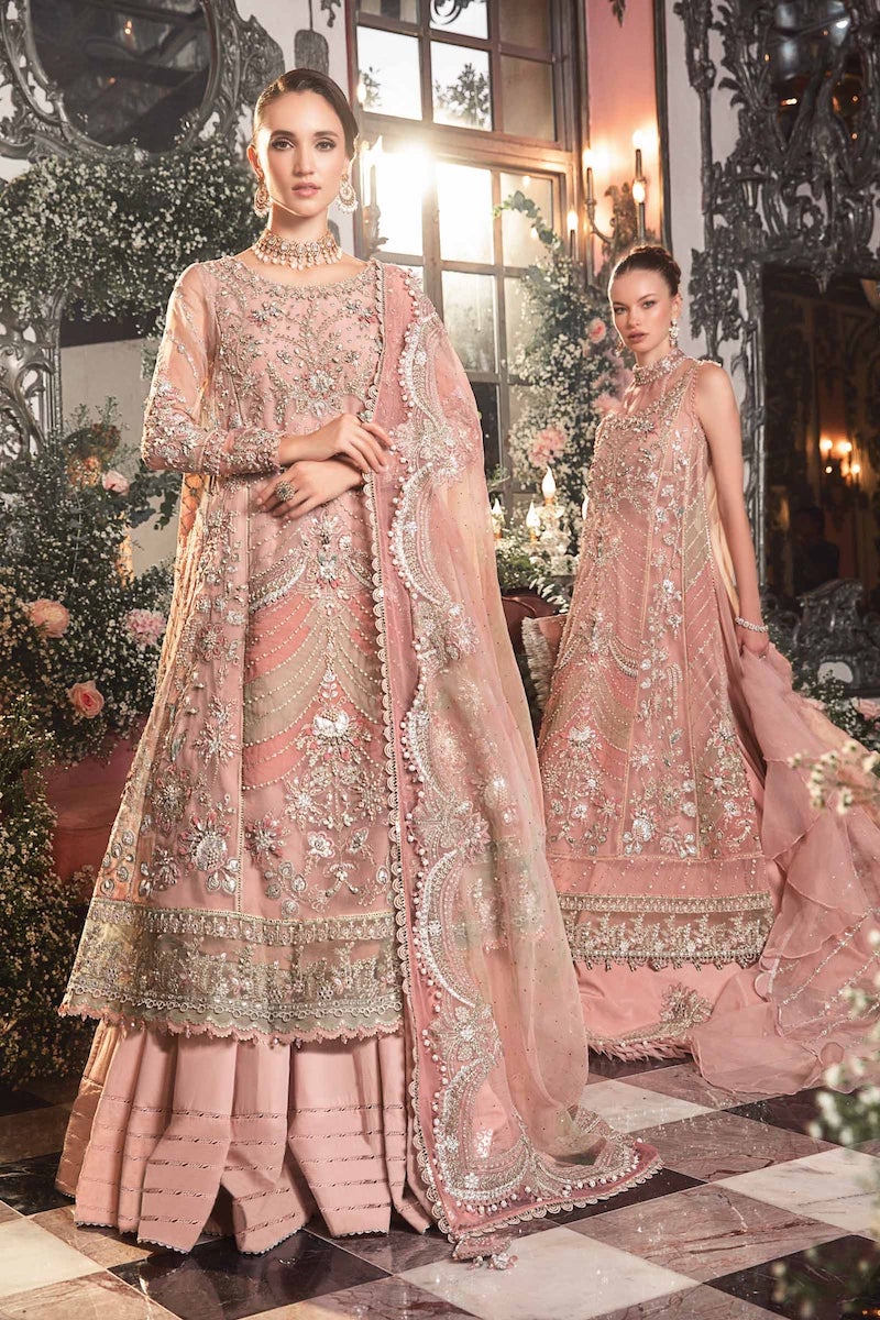 MARIA B | MBROIDERED' 23 | PASTEL PINK BD-2706