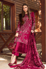 MARIA B | Linen'23 | DEEP PINK DL-1112