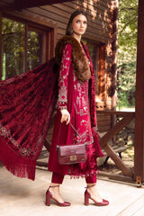 MARIA B | Linen'23 | DEEP PINK DL-1112