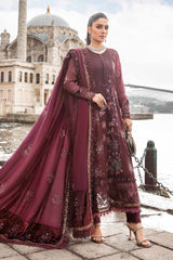MARIA B | LINEN'23 | AUBERGINE DL-1103