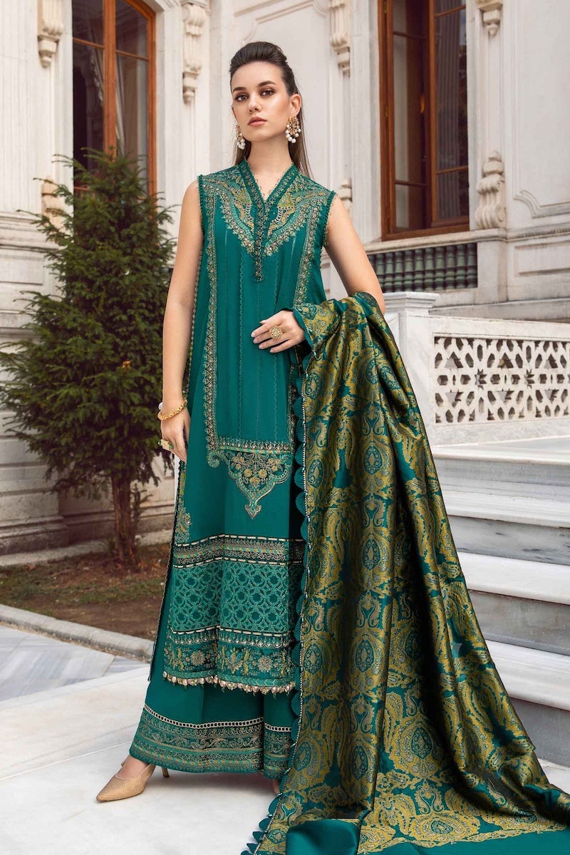 MARIA B | LINEN'23 | EMERALD GREEN DL-1107