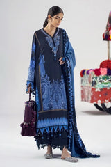 Sana Safinaz | Mahay Winter | Blue Kashmiri Paisley