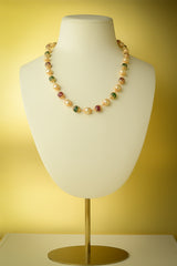 Basma multi-bead and pearl necklace