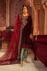 MARIA B | Velvet | 105 Maroon